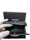 Classic Boy Snap Card Wallet Black Silver A80603 Botok - CHANEL - BALAAN 7