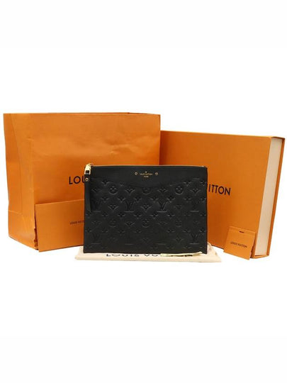 Black Monogram Empreinte Daily Pouch Clutch - LOUIS VUITTON - BALAAN 2