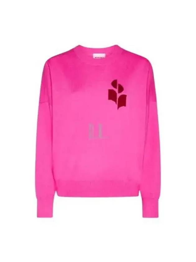 Marisans Logo Knit Top Pink - ISABEL MARANT - BALAAN 2