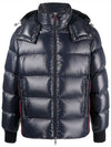 LUNETIERE Hooded Padded Jacket Navy 1A001 45 68950 742 - MONCLER - BALAAN 2