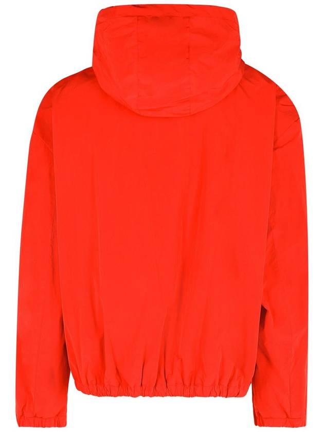 Marni Red Cotton Blend Jacket - MARNI - BALAAN 3