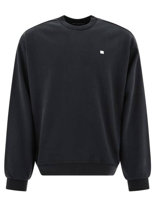 Face Logo Long Sleeve T-Shirt Black - ACNE STUDIOS - BALAAN 1