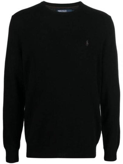 Logo Basic Pullover Knit Top Black - POLO RALPH LAUREN - BALAAN 2