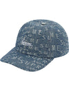 Warp Jacquard Logos Denim 6Panel Blue - SUPREME - BALAAN 1