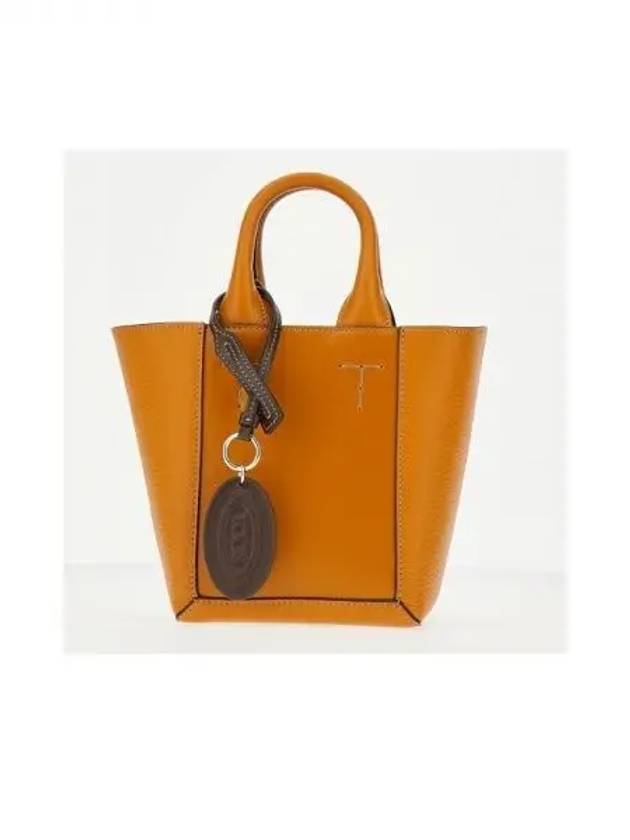 DOUBLE UP leather tote bag 270300 - TOD'S - BALAAN 1