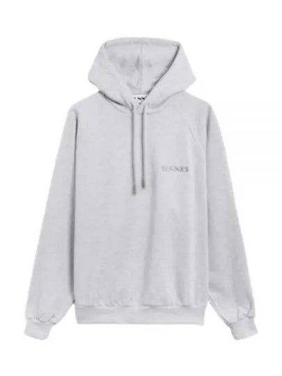 Embroidered Logo Hoodie Grey - SUNNEI - BALAAN 2