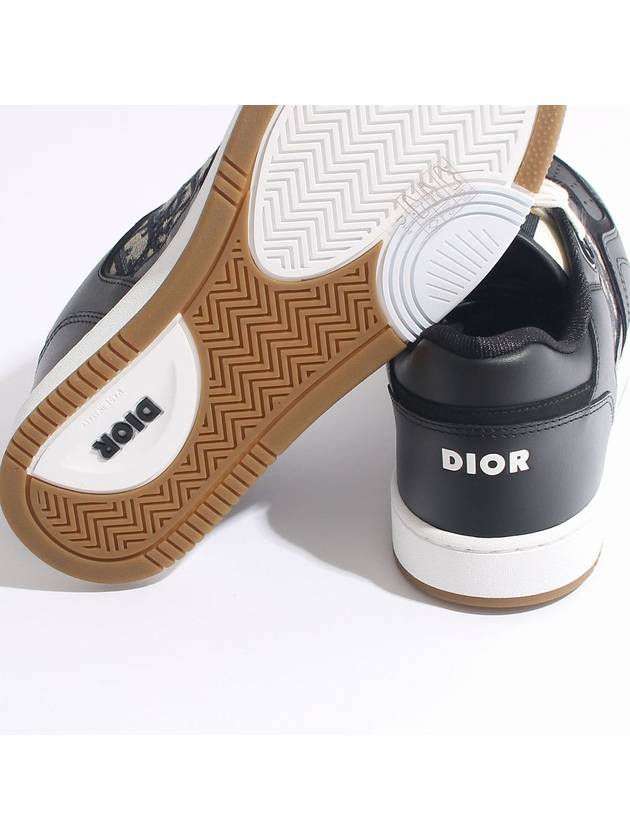 B27 Smooth Calfskin Low Top Sneakers Black - DIOR - BALAAN 6