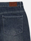 IKALOOK Semi wide washed indigo denim pants BJN109 - IKALOOOK - BALAAN 5