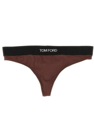 Women's Logo Band Panties Burgundy - TOM FORD - BALAAN 1