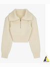 La Maille Risoul Double Collar Knit Top Offwhite - JACQUEMUS - BALAAN 2