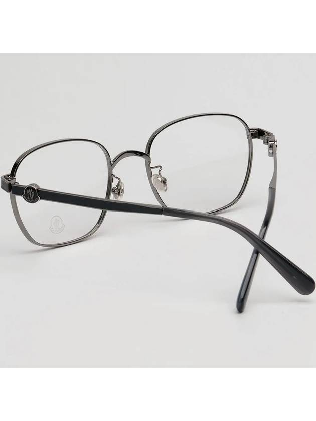 Eyewear Square Frame Eyeglasses Shiny Gunmetal - MONCLER - BALAAN 5