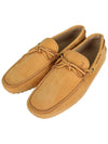 Gommino Nubuck Driving Shoes Yellow - TOD'S - BALAAN 3