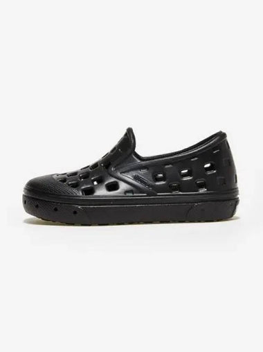 Kids Children Toddler Sneakers Shoes Height Squeak Slip On Trek BLACK - VANS - BALAAN 1