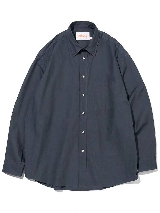 Cation Standard Paper Ver.2 Long Sleeve Shirt Navy - KINDS - BALAAN 4