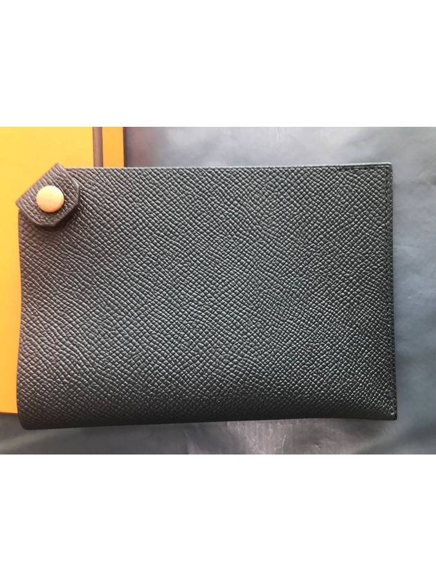 Tarmac Dot Passport Wallet Black - HERMES - BALAAN 3