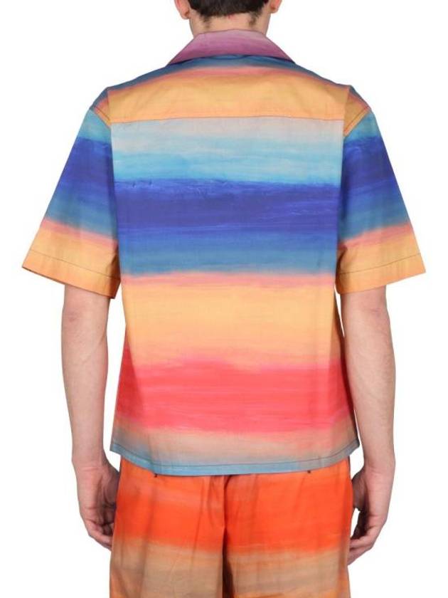 Dark Side Of The Moon Print Short Sleeve Shirt - MARNI - BALAAN 4