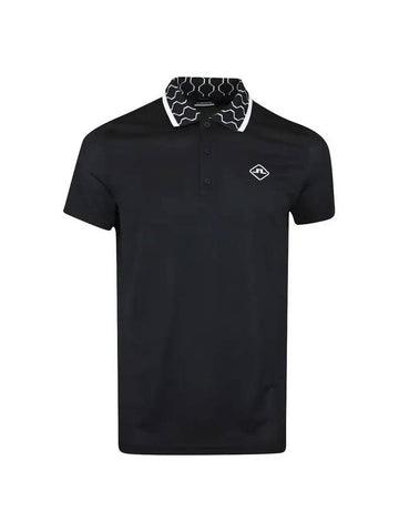 Glen Regular Fit PK Shirt Black - J.LINDEBERG - BALAAN 1