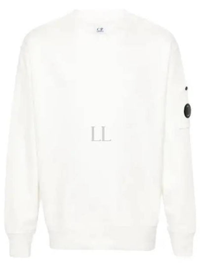 Cotton Diagonal Fleece Lens Sweatshirt White - CP COMPANY - BALAAN 2