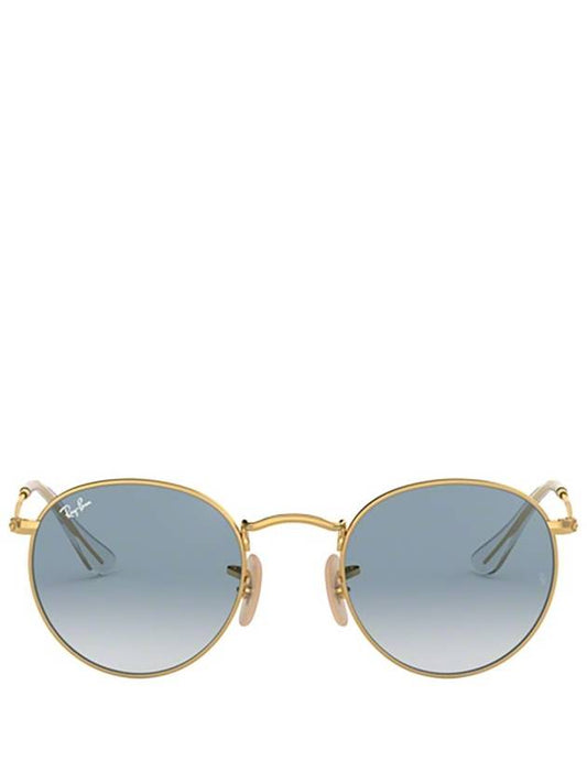 Eyewear Round Frame Sunglasses Blue - RAY-BAN - BALAAN 1