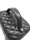 Classic gold CC logo caviar pouch bag black - CHANEL - BALAAN 7