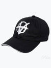 Double Anarchy Embroidered Ball Cap Black - VETEMENTS - BALAAN 2