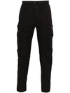 Micro Reps Cargo Track Pants Black - CP COMPANY - BALAAN 2