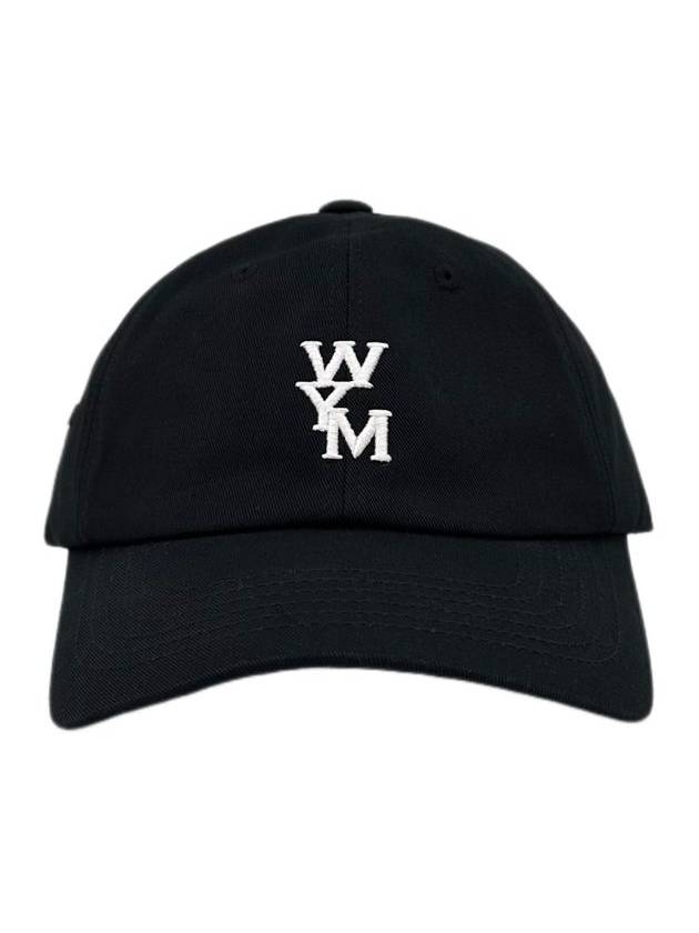 Logo Cotton Ball Cap Black - WOOYOUNGMI - BALAAN 3