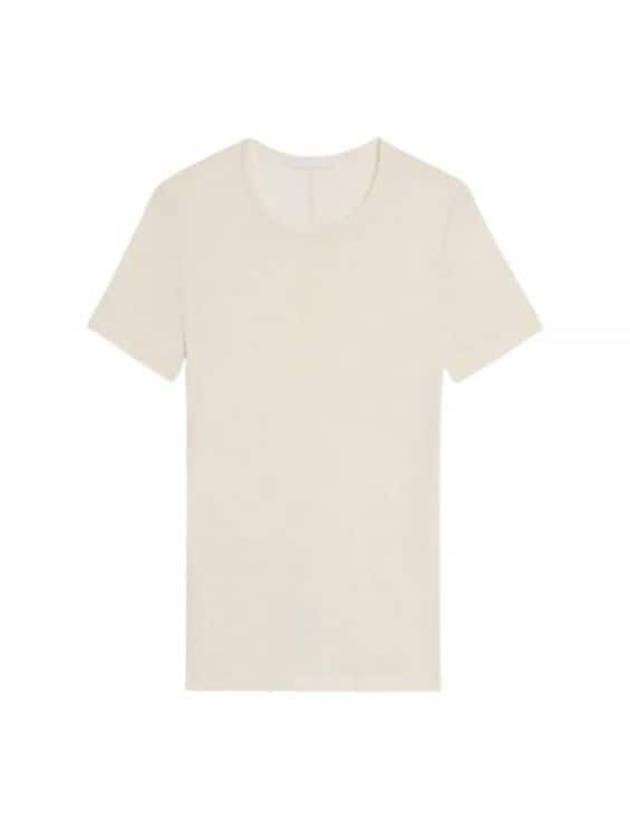 Shrunken Short Sleeve T-Shirt Ivory - HELMUT LANG - BALAAN 2