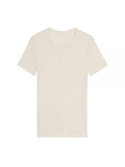 Shrunken Short Sleeve T-Shirt Ivory - HELMUT LANG - BALAAN 2