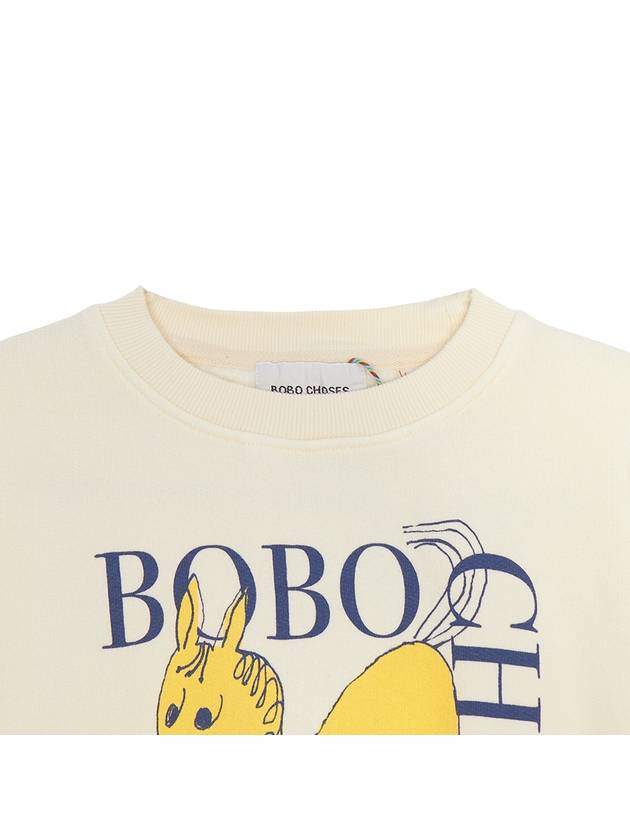 Kids brushed sweatshirt B224AC038 101 - BOBO CHOSES - BALAAN 3