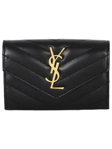 Cassandra Matelasse small envelope wallet - SAINT LAURENT - BALAAN 1