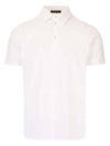 Cotton PK Shirt White - LORO PIANA - 1