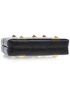 Roman Stud Minaudi?re Clutch Bag Black - VALENTINO - BALAAN.