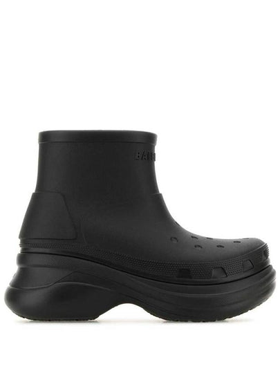 Women's Crocs Rain Boots Black - BALENCIAGA - BALAAN 2