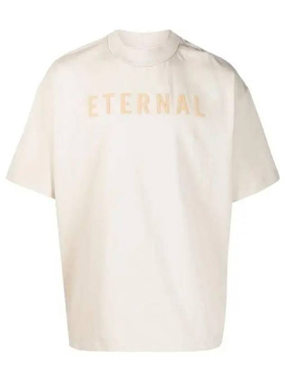 Eternal Crew Neck Cotton Short Sleeve T-Shirt Oatmeal - FEAR OF GOD - BALAAN 2