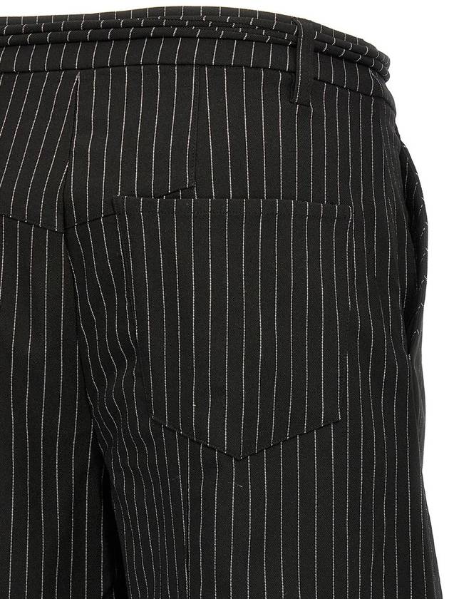 Rotate Birger Christensen Pinstriped 'Cargo' Pants - ROTATE - BALAAN 4