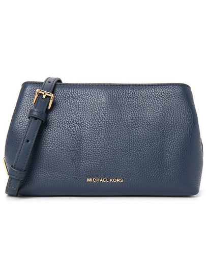 Grained Leather Cross Bag Navy - MICHAEL KORS - BALAAN 2