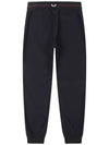 Golf Wear Tricoat Bonding Half Jogger Pants Black - WHITEBALL - BALAAN 6