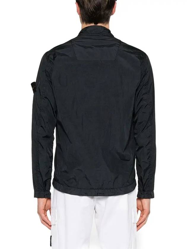 Garment Dyed Crinkle Reps R-NY Jacket Black - STONE ISLAND - BALAAN 5