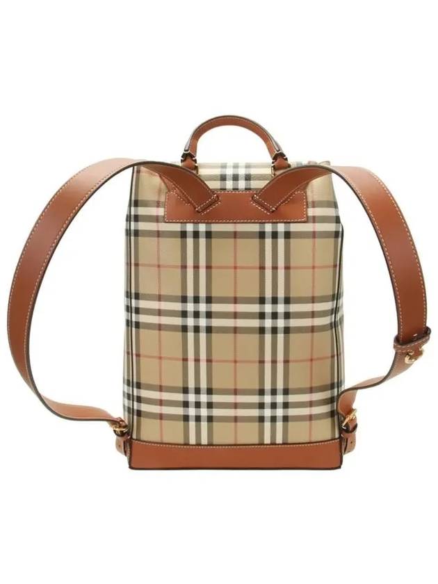 Check Backpack Brown Archive Beige - BURBERRY - BALAAN 4