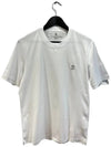 Chest Logo Short Sleeve T-Shirt White - BRUNELLO CUCINELLI - BALAAN 2