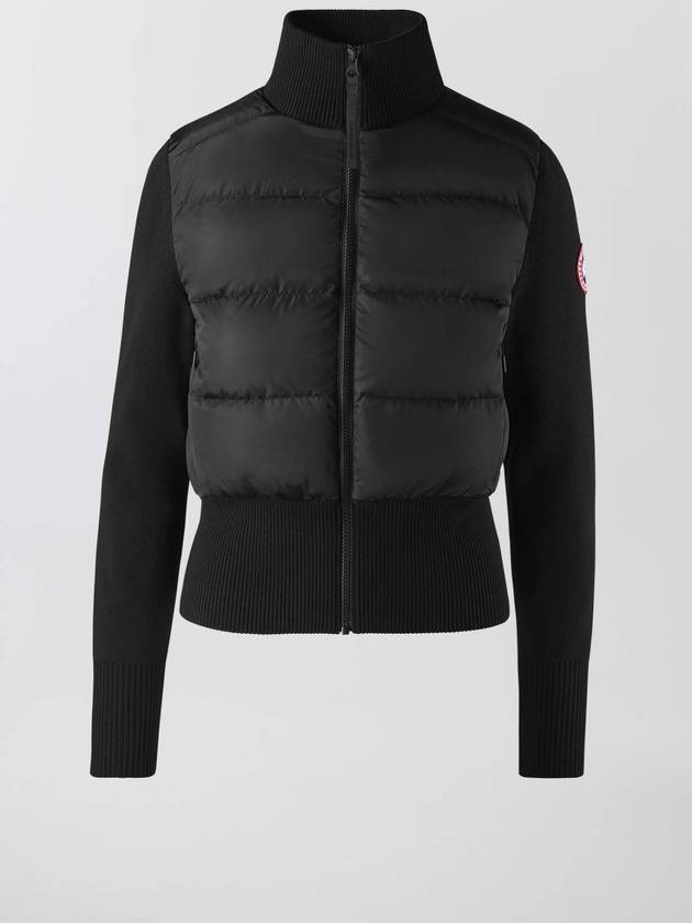 Hybridge Wide Quilted Knit Jacket Black - CANADA GOOSE - BALAAN 2