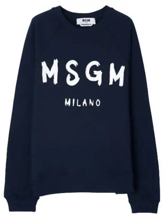 Brushed Logo Sweatshirt Women - MSGM - BALAAN 1