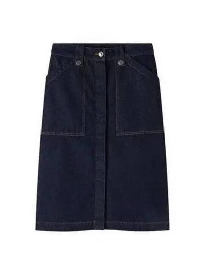 Jupe Annie Denim A-Line Skirt Indigo - A.P.C. - BALAAN 2