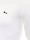 Luke Half Zip Up Mid Long Sleeve T-Shirt White - J.LINDEBERG - BALAAN 4