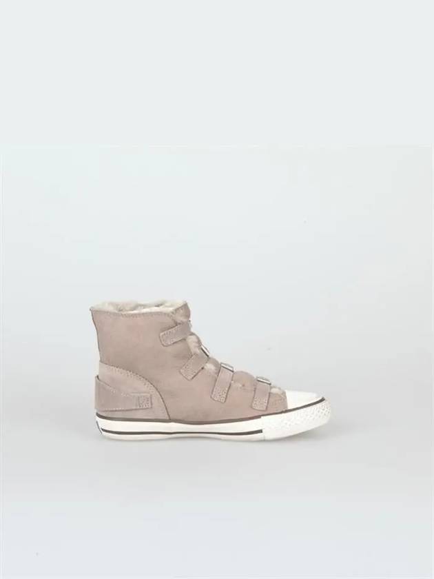 14FW Virginie fleece high top VIRGINY TAUPE - ASH - BALAAN 6