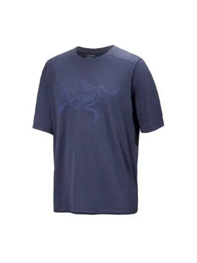 Cormac Bird Logo Short Sleeve T-Shirt Black Sapphire - ARC'TERYX - BALAAN 2