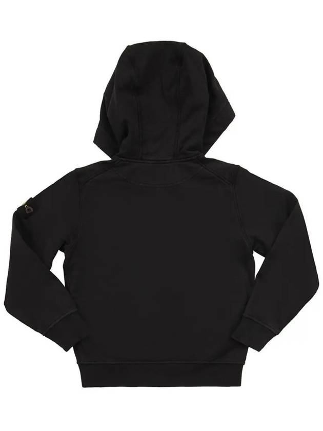 Kids Wappen Patch Hooded Jacket Black - STONE ISLAND - BALAAN 4