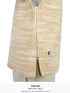 Shadow Project Knit Vest Beige - STONE ISLAND - BALAAN 10