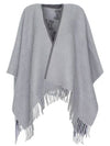 FRINE logo cape shawl 2347360937 002 - MAX MARA - BALAAN 7